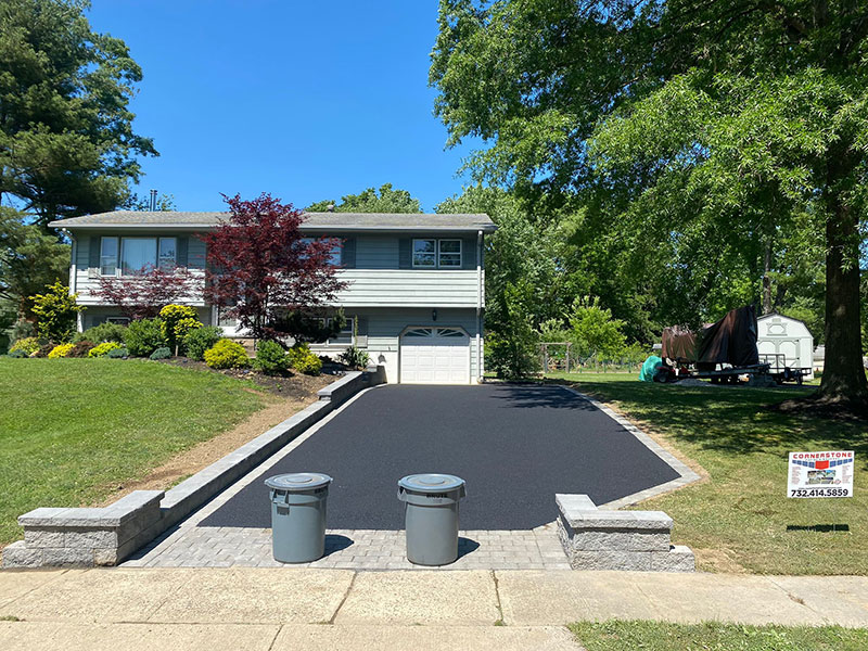 Cornerstone Black Top Driveway Installation, New Jersey