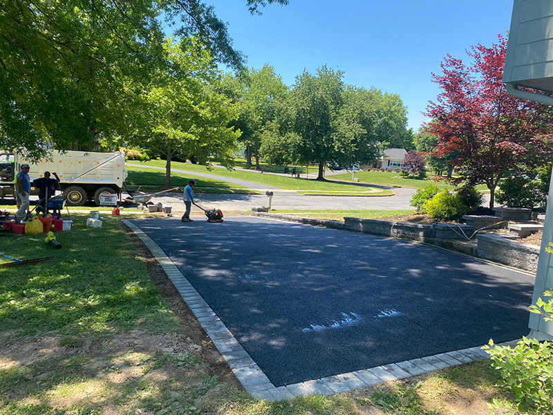 Cornerstone Black Top Driveway Installation, New Jersey